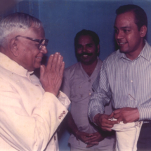 Former President Mr.R. Venkatraman and Producer G. Venkateswaran along with Mr.K.T. Kunjumon