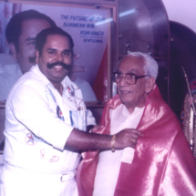 Mr.K.T.Kunjumon with former Kerala Chief Minister Mr.K. Karunakaran